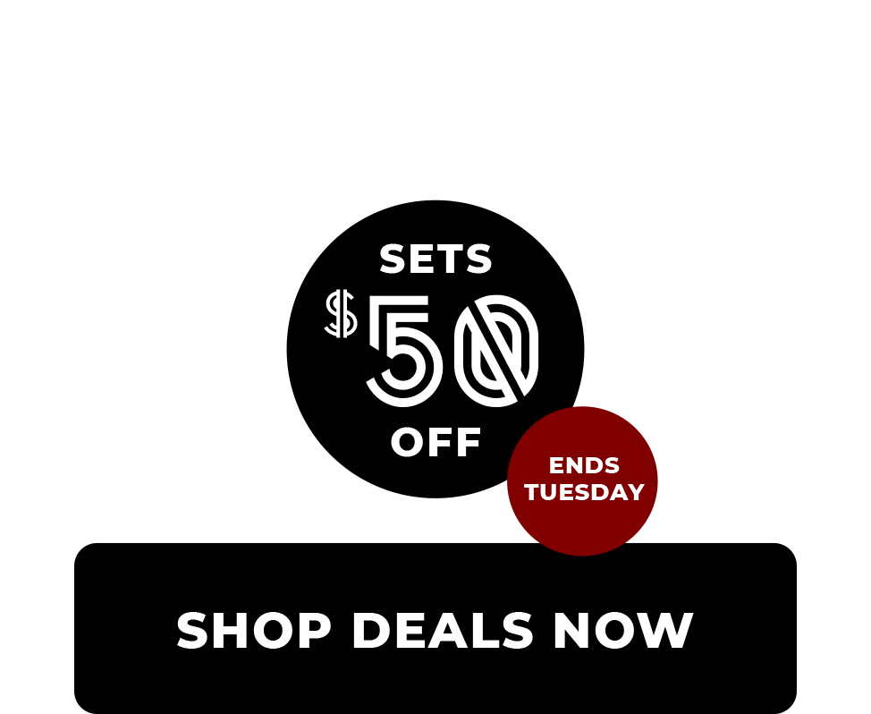 Celebrating our 16th year with $50 off our full sets