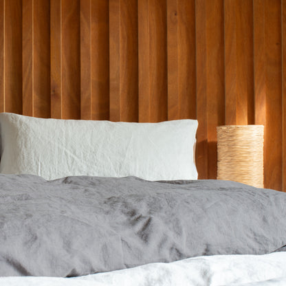 Odds & Sods: Linen Duvet Cover Set Charcoal/Riverstone