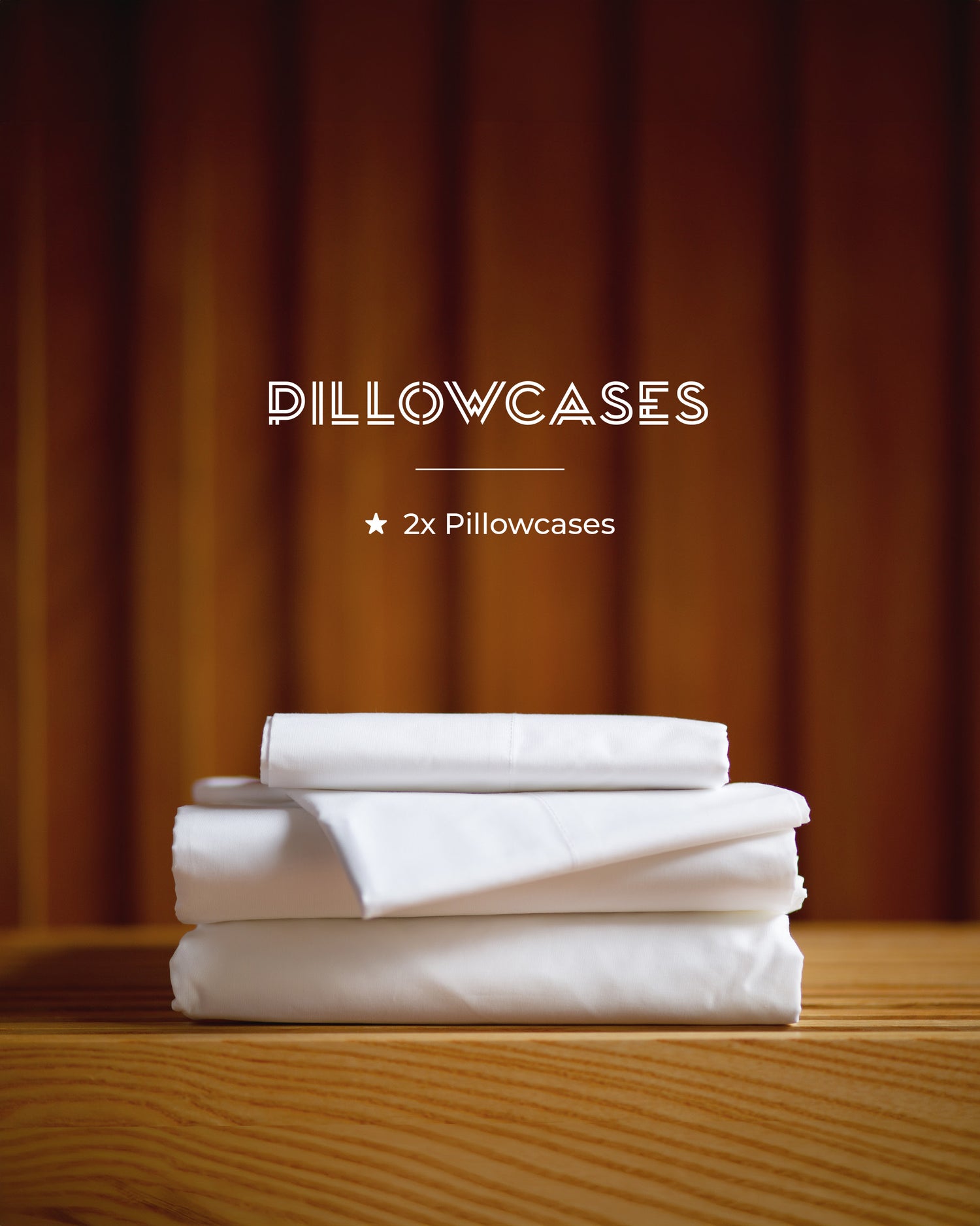 Pillowcases from our most popular sheet, The Hotel Sheet
